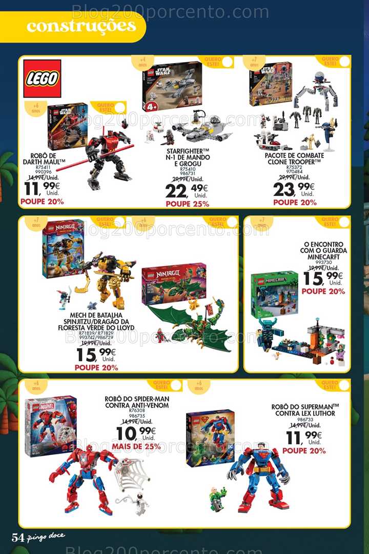 Antevisão Folheto PINGO DOCE Brinquedos Natal Promoções de 18 novembro a 5 janeiro