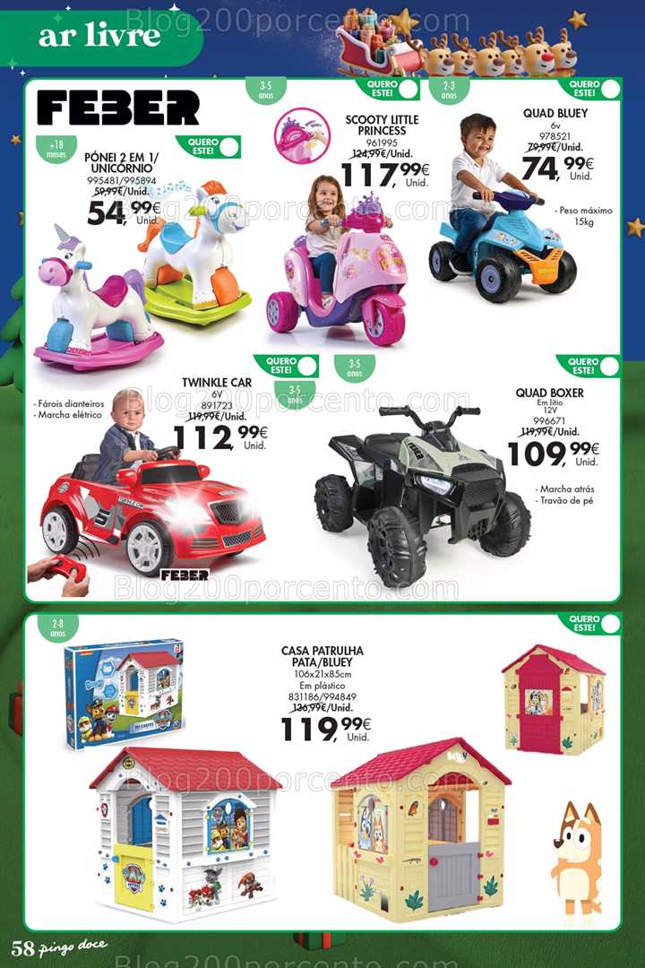 Antevisão Folheto PINGO DOCE Brinquedos Natal Promoções de 18 novembro a 5 janeiro
