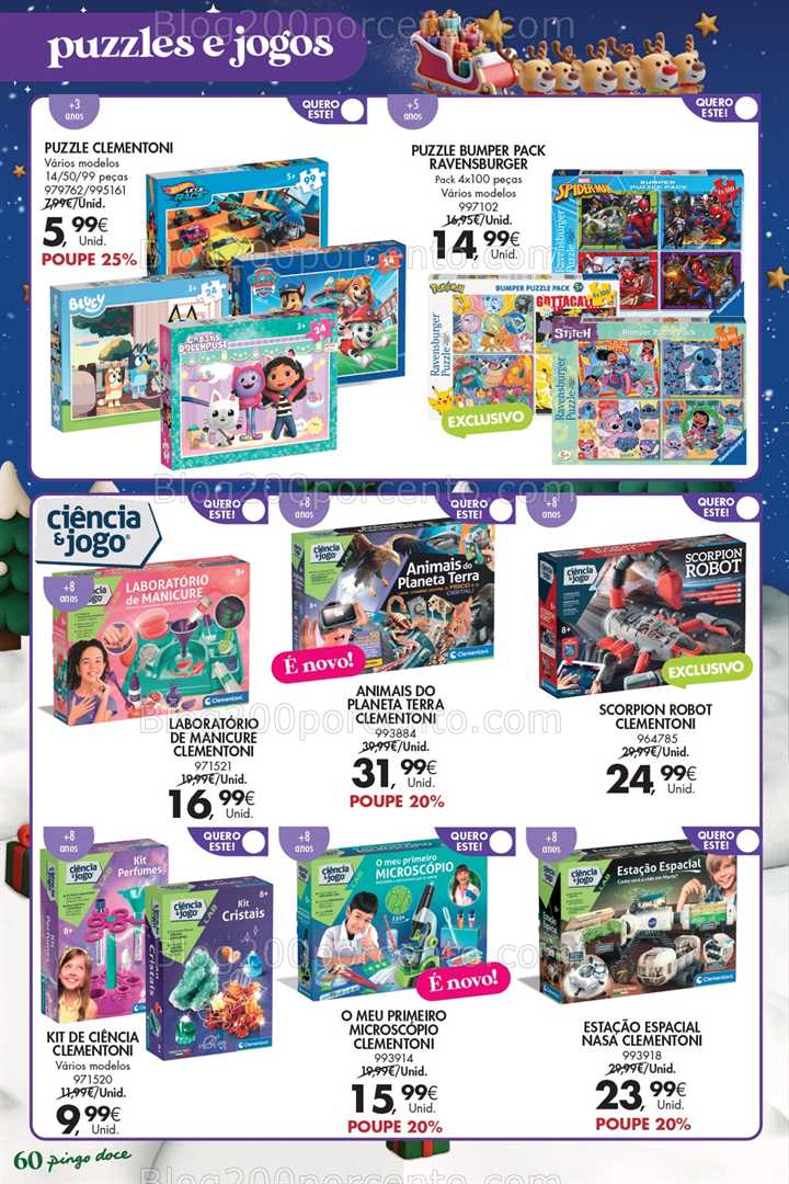Antevisão Folheto PINGO DOCE Brinquedos Natal Promoções de 18 novembro a 5 janeiro