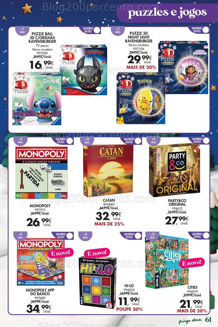 Antevisão Folheto PINGO DOCE Brinquedos Natal Promoções de 18 novembro a 5 janeiro
