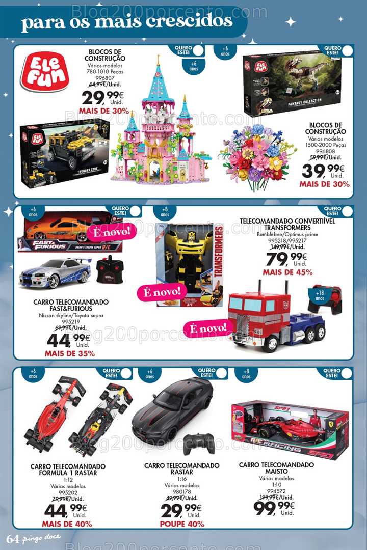 Antevisão Folheto PINGO DOCE Brinquedos Natal Promoções de 18 novembro a 5 janeiro