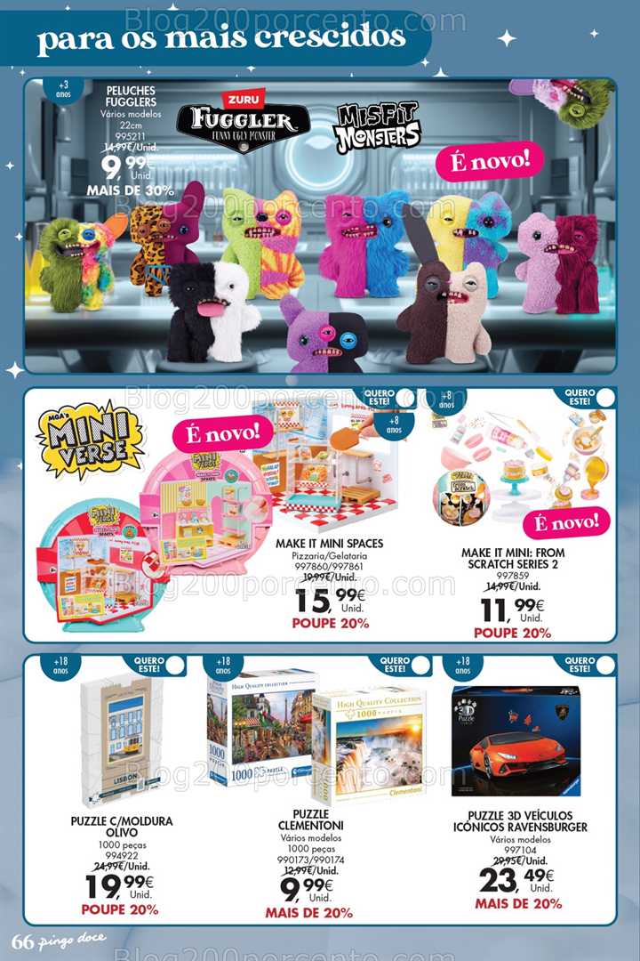 Antevisão Folheto PINGO DOCE Brinquedos Natal Promoções de 18 novembro a 5 janeiro