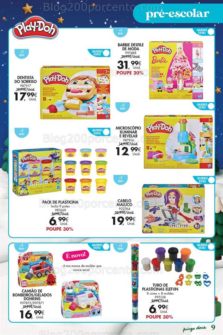 Antevisão Folheto PINGO DOCE Brinquedos Natal Promoções de 18 novembro a 5 janeiro
