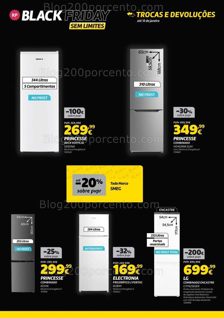 Antevisão Folheto RADIO POPULAR Black Friday Promoções de 25 novembro a 1 dezembro