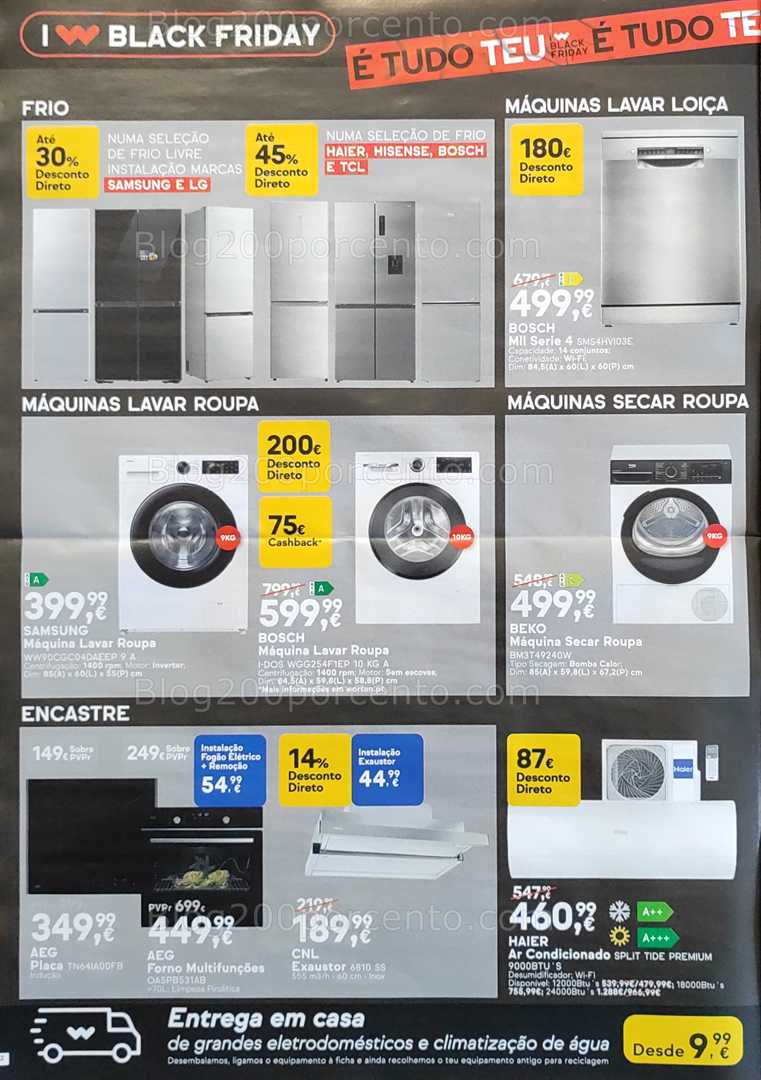 Antevisão Folheto WORTEN Black Friday Promoções de 25 novembro a 1 dezembro