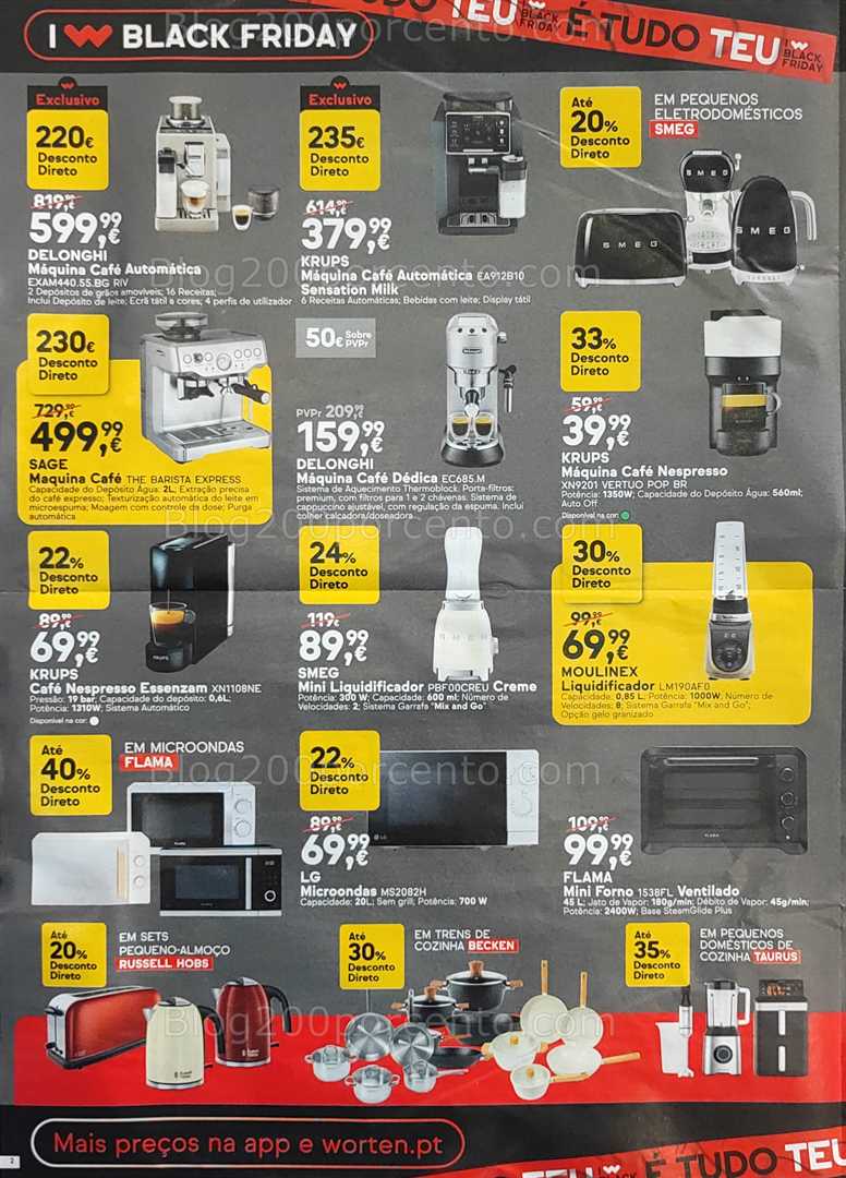 Extra - Antevisão Folheto WORTEN Black Friday Promoções de 18 a 24 novembro