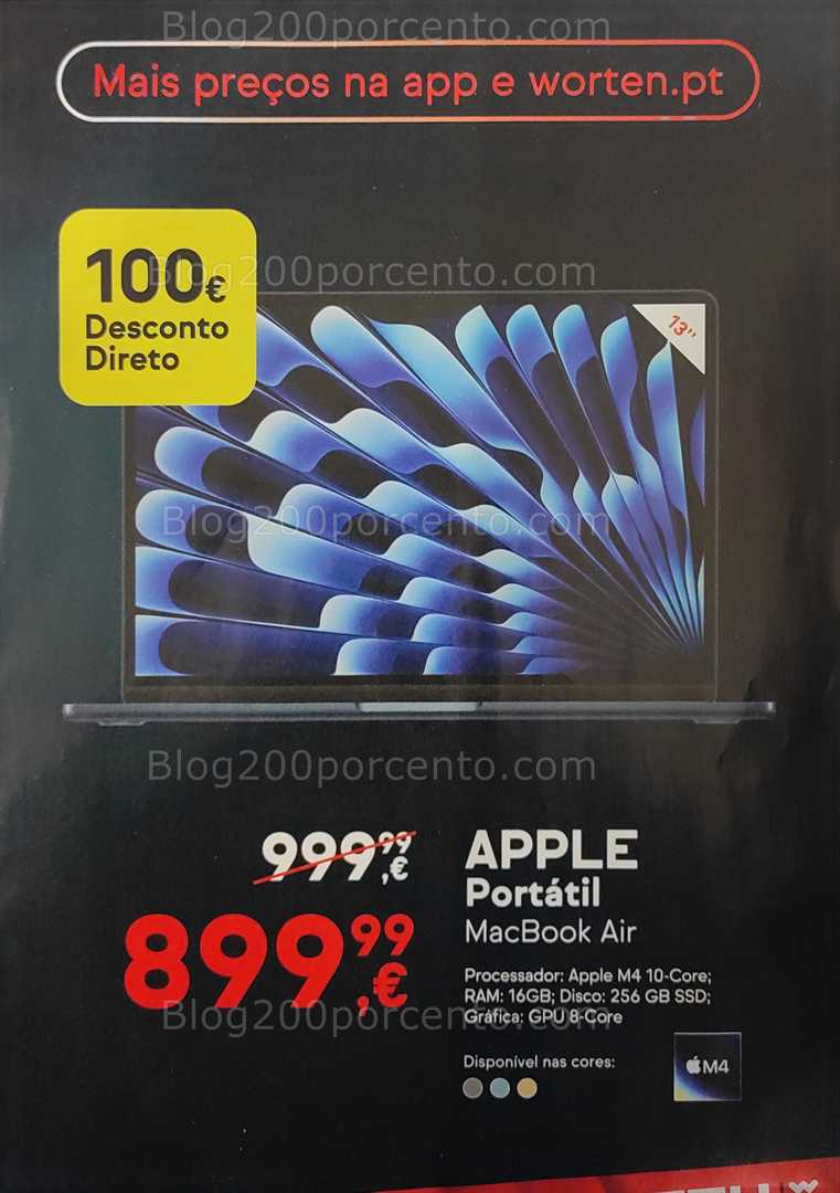 Antevisão Folheto WORTEN Black Friday Promoções Fim de Semana - 21 a 24 novembro