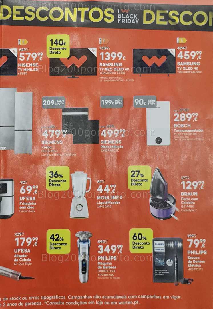 Antevisão Folheto WORTEN Black Friday Fim de Semana até 17 novembro