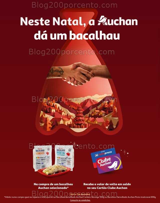 Alerta - AUCHAN dá o bacalhau 100% de desconto - 6 a 7 dezembro!