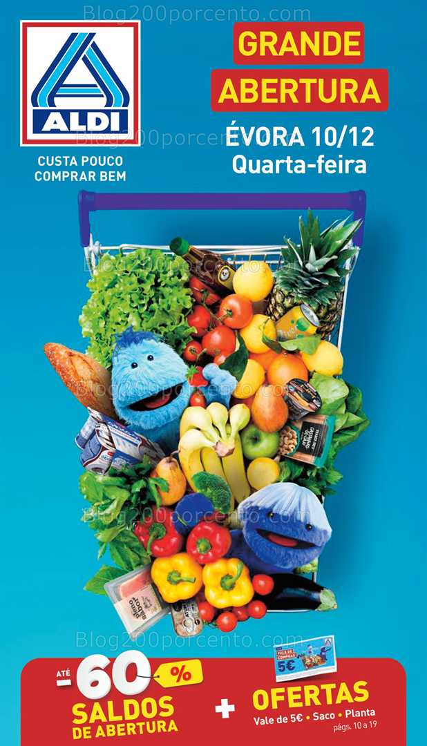 Antevisão Folheto ALDI Saldos Abertura Promoções a partir de 10 dezembro