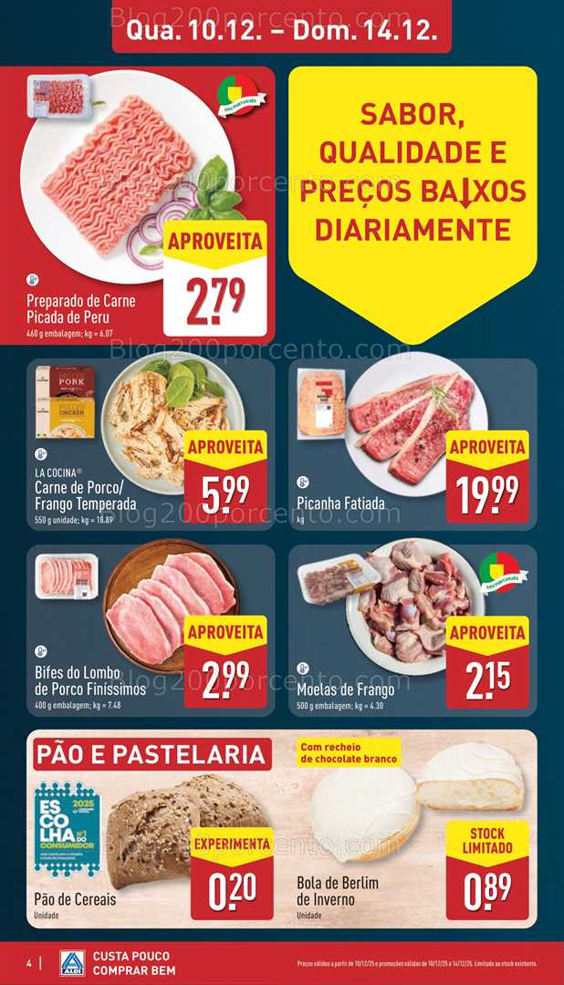 Antevisão Folheto ALDI Saldos Abertura Promoções a partir de 10 dezembro