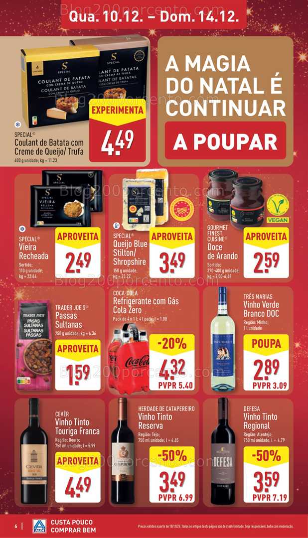 Antevisão Folheto ALDI Saldos Abertura Promoções a partir de 10 dezembro