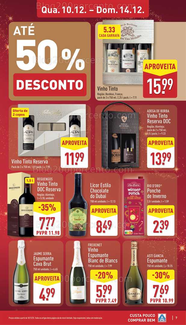 Antevisão Folheto ALDI Saldos Abertura Promoções a partir de 10 dezembro