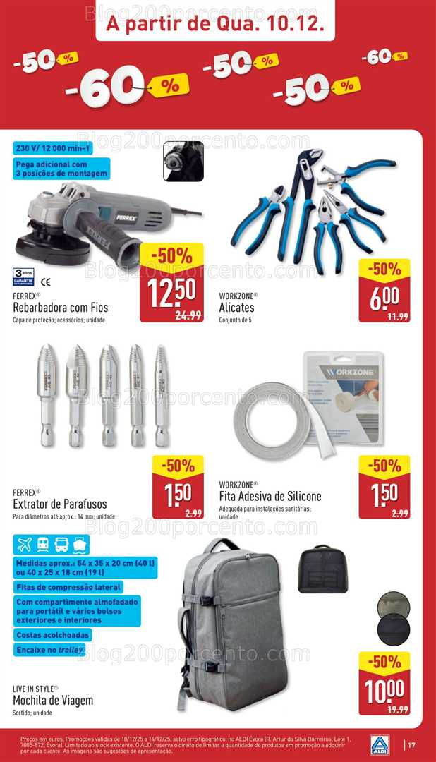 Antevisão Folheto ALDI Saldos Abertura Promoções a partir de 10 dezembro