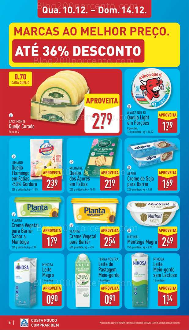 Antevisão Folheto ALDI Gaia Monte da Virgem Saldos Abertura - 10 a 14 dezembro