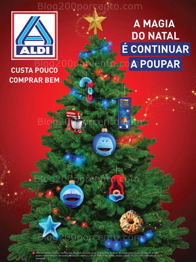 Antevisão Folheto ALDI Natal Promoções a partir de 28 novembro