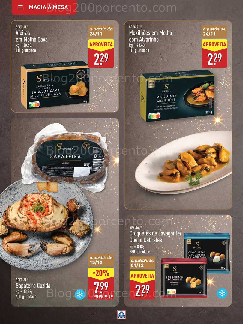 Antevisão Folheto ALDI Natal Promoções a partir de 28 novembro