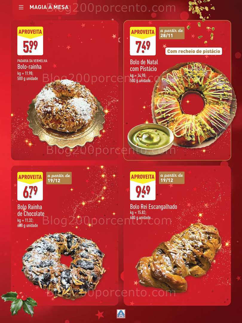 Antevisão Folheto ALDI Natal Promoções a partir de 28 novembro