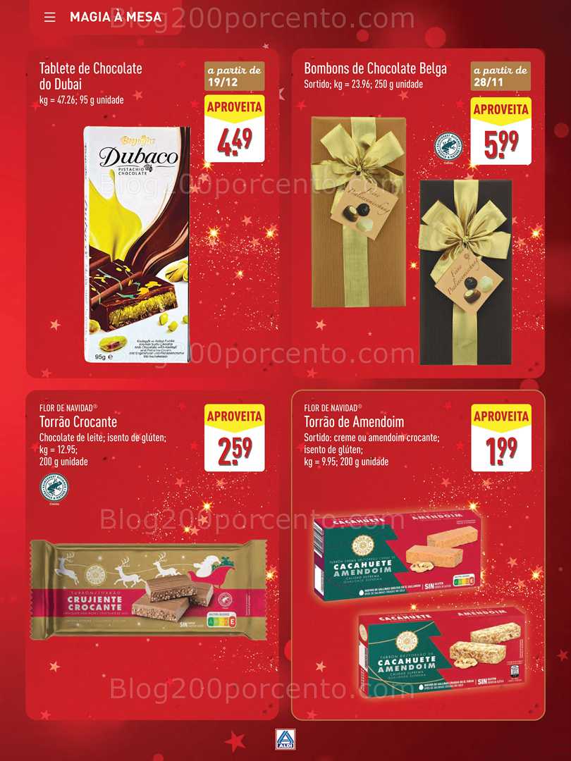 Antevisão Folheto ALDI Natal Promoções a partir de 28 novembro