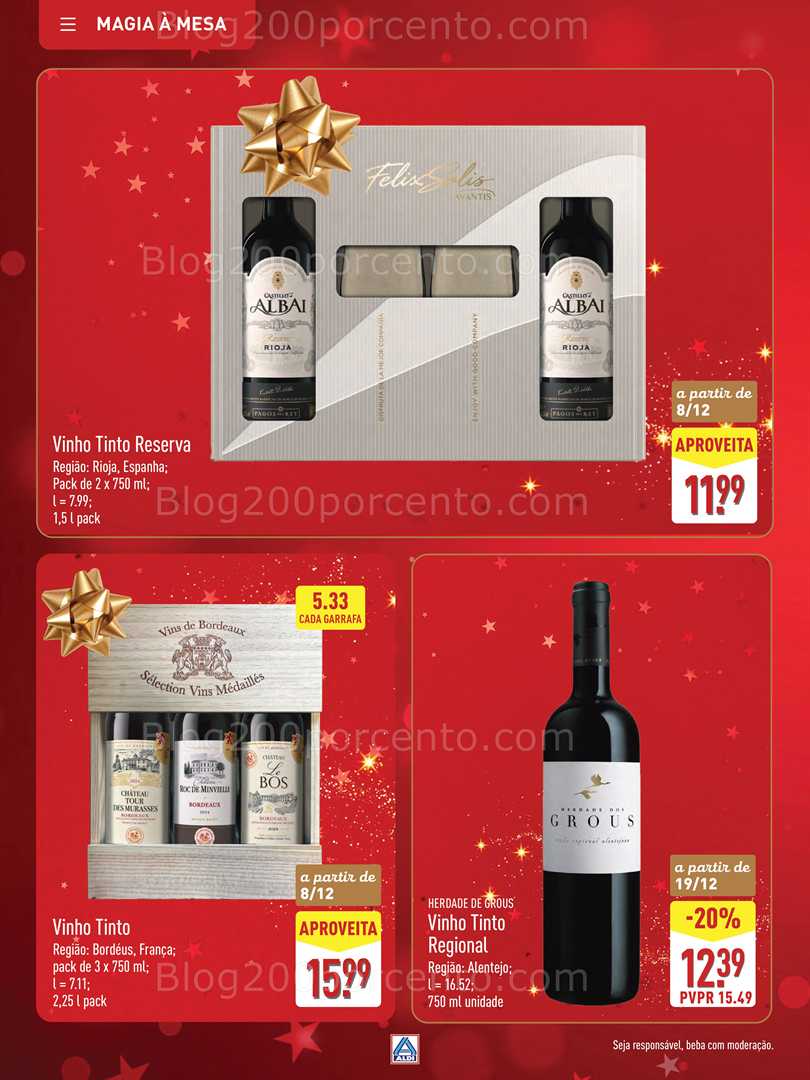 Antevisão Folheto ALDI Natal Promoções a partir de 28 novembro