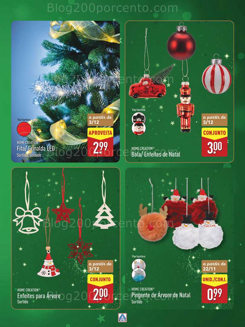 Antevisão Folheto ALDI Natal Promoções a partir de 28 novembro
