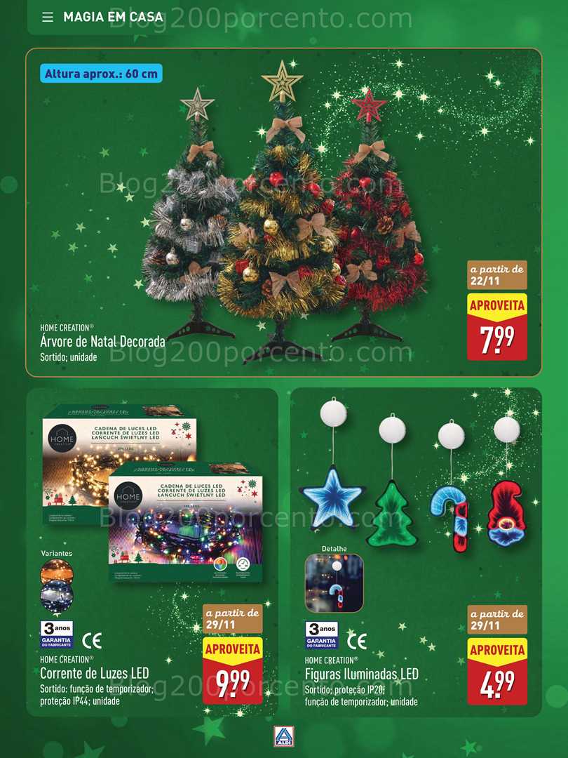 Antevisão Folheto ALDI Natal Promoções a partir de 28 novembro
