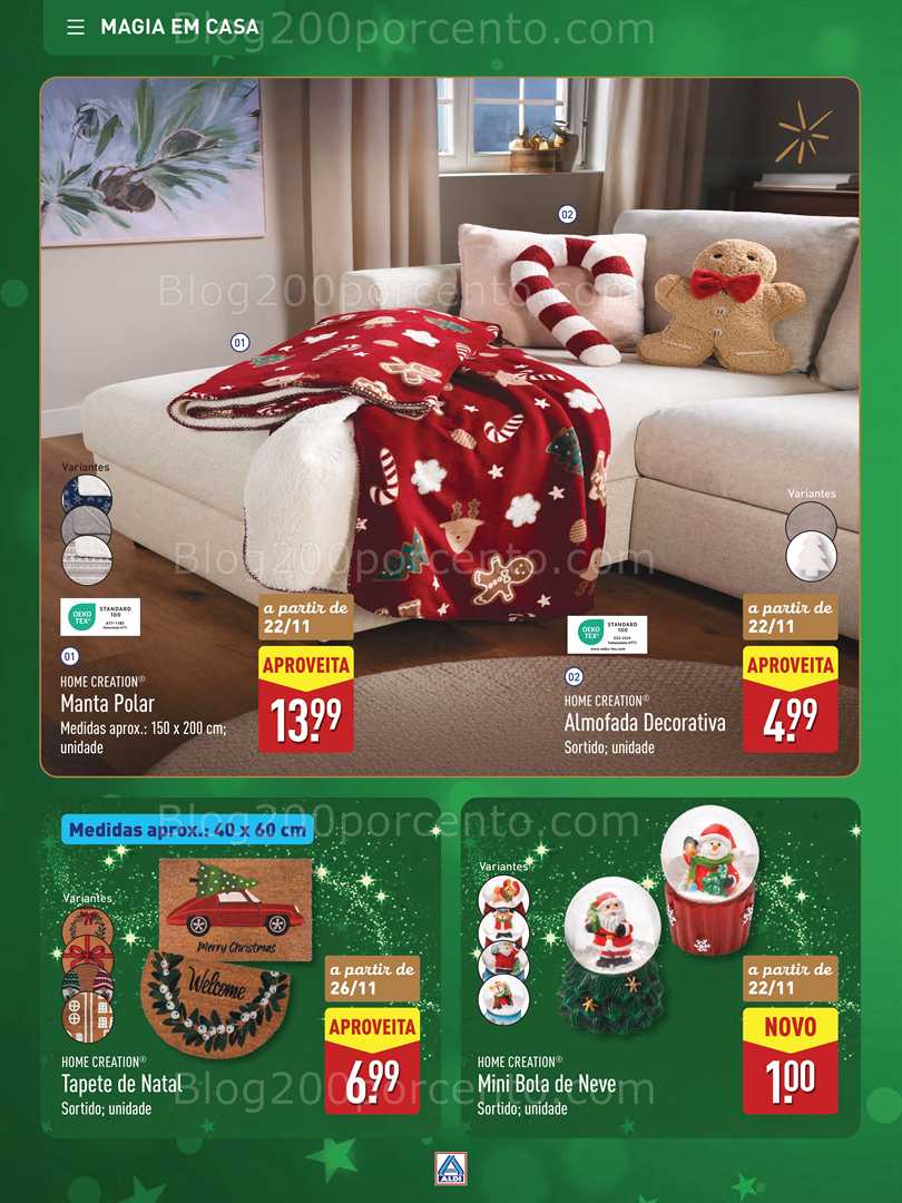 Antevisão Folheto ALDI Natal Promoções a partir de 28 novembro