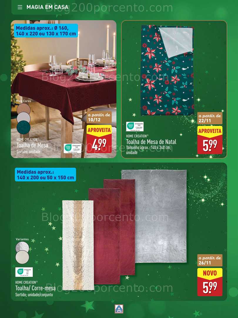 Antevisão Folheto ALDI Natal Promoções a partir de 28 novembro