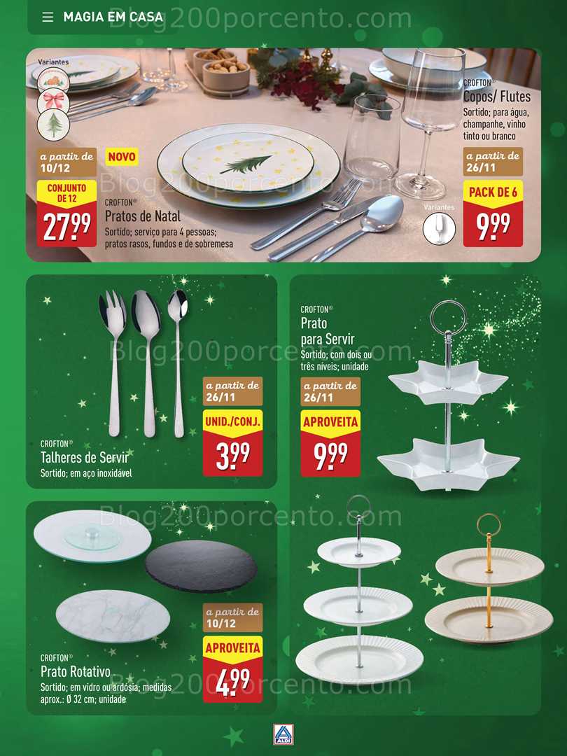 Antevisão Folheto ALDI Natal Promoções a partir de 28 novembro