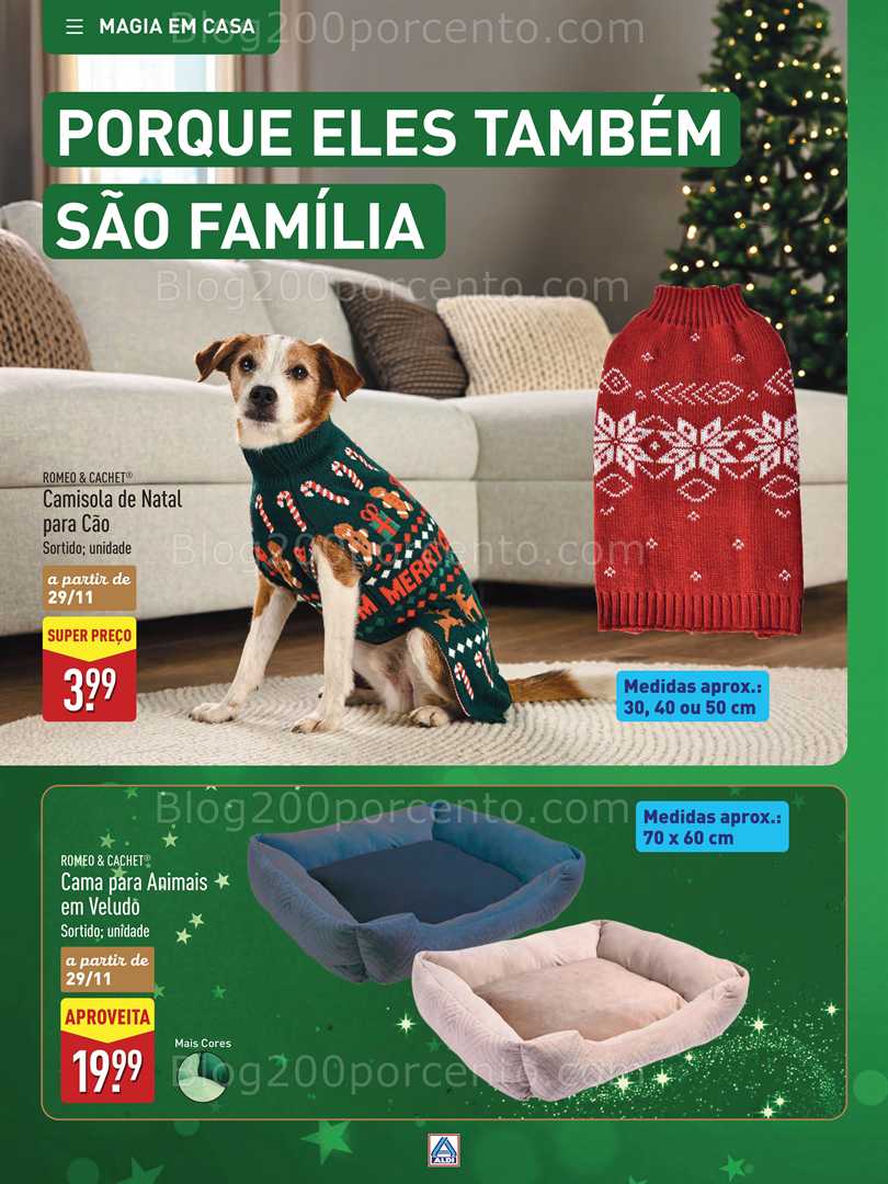 Antevisão Folheto ALDI Natal Promoções a partir de 28 novembro
