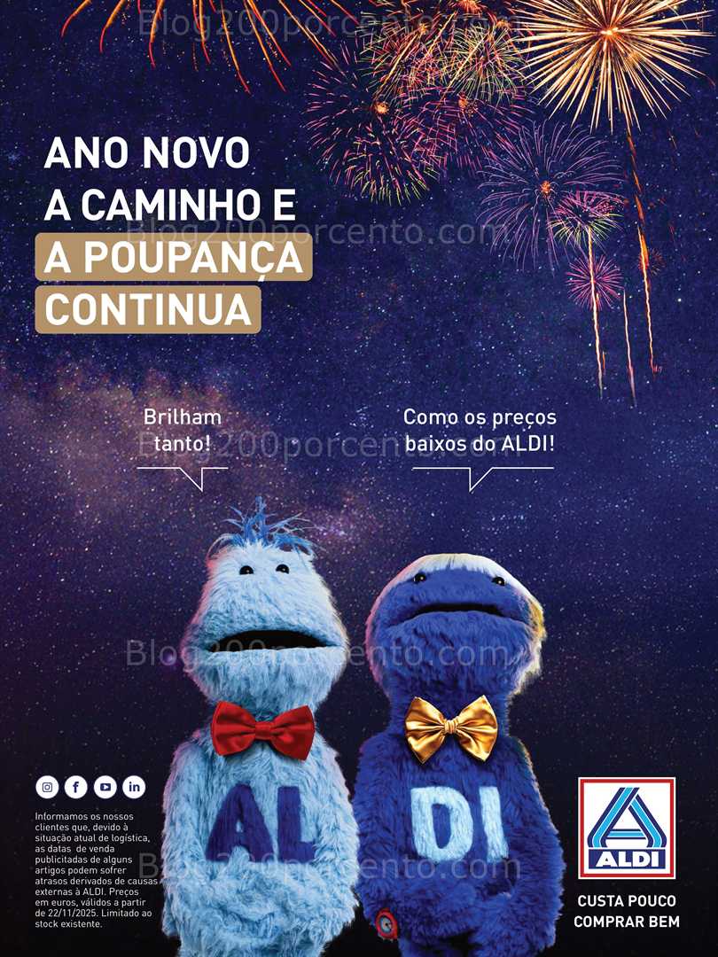 Antevisão Folheto ALDI Natal Promoções a partir de 28 novembro
