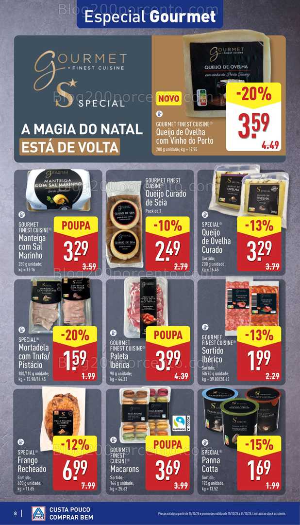 Antevisão Folheto ALDI Promoções de 15 a 21 dezembro