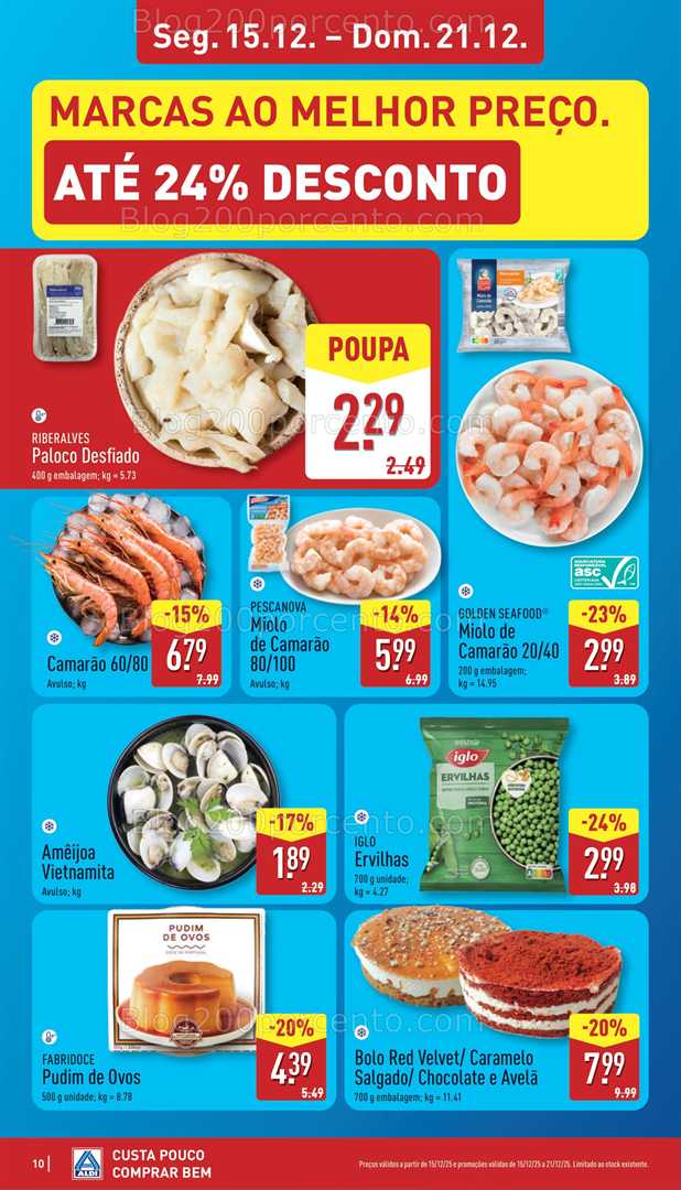 Antevisão Folheto ALDI Promoções de 15 a 21 dezembro