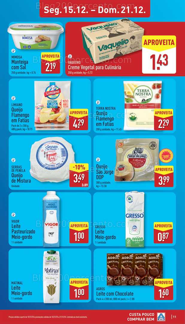 Antevisão Folheto ALDI Promoções de 15 a 21 dezembro