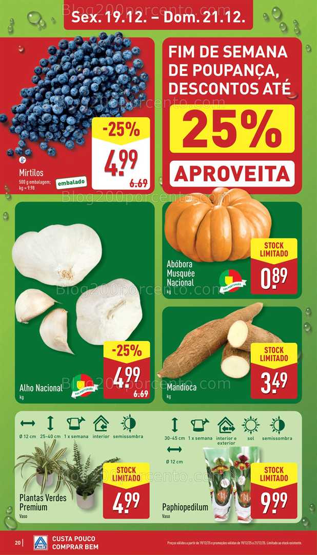 Antevisão Folheto ALDI Promoções de 15 a 21 dezembro