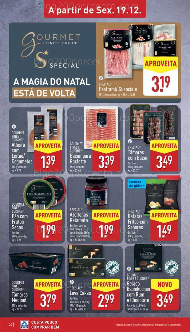 Antevisão Folheto ALDI Promoções de 15 a 21 dezembro