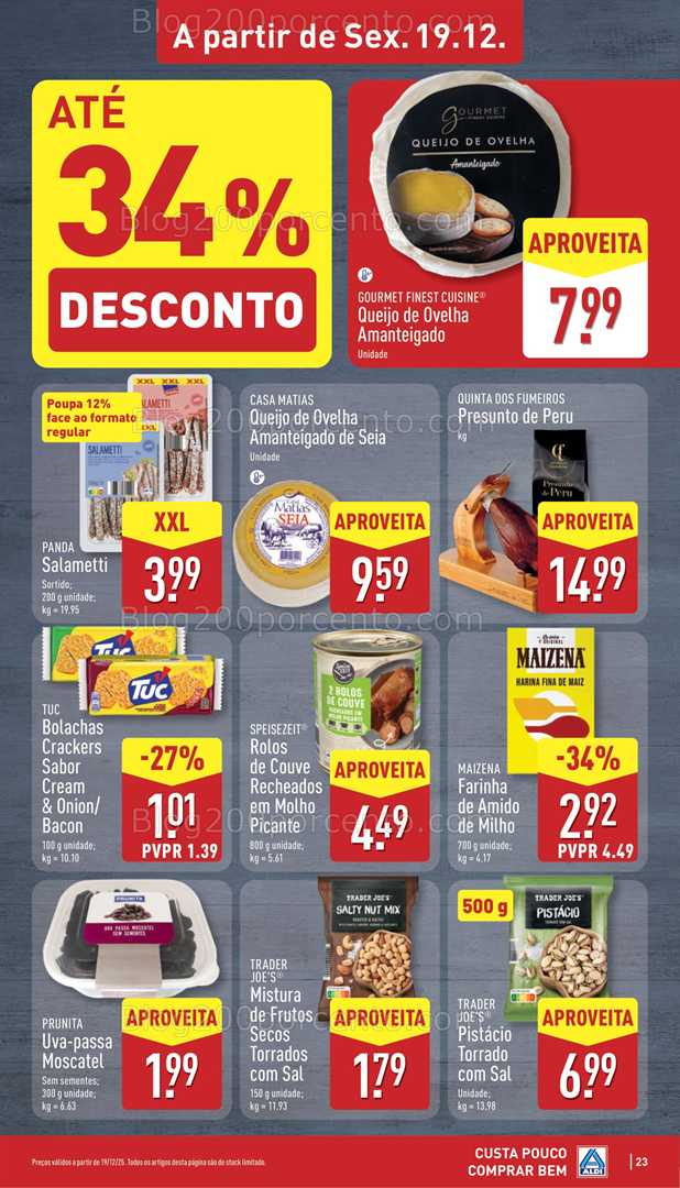 Antevisão Folheto ALDI Promoções de 15 a 21 dezembro