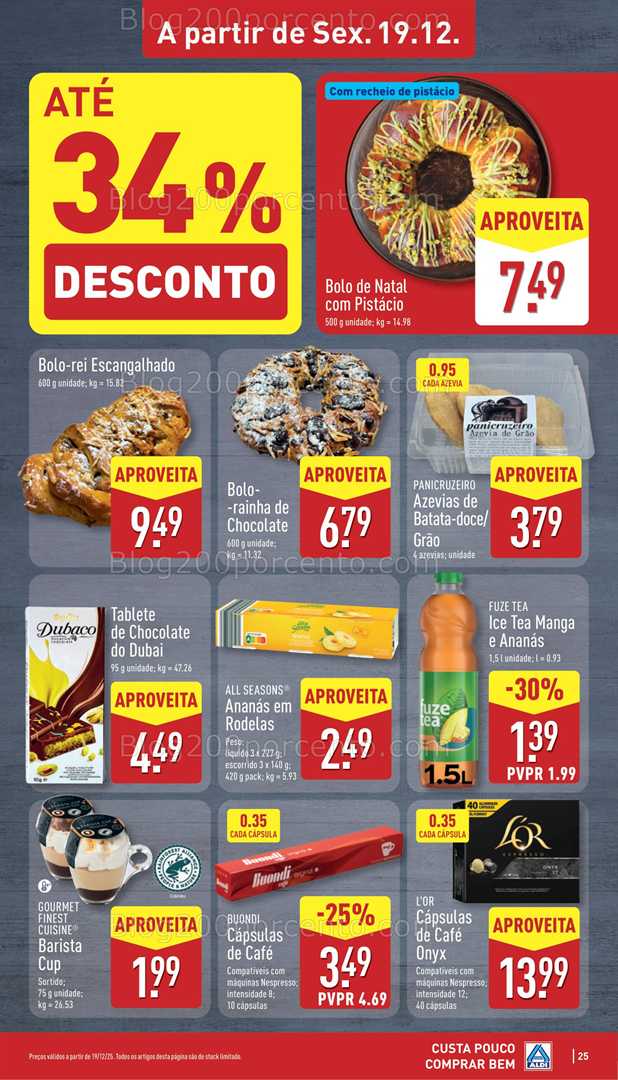 Antevisão Folheto ALDI Promoções de 15 a 21 dezembro