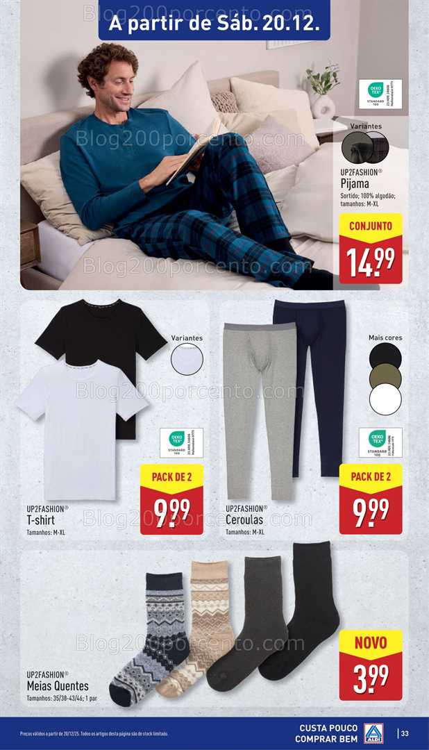Antevisão Folheto ALDI Bazar Promoções de 20 a 21 dezembro