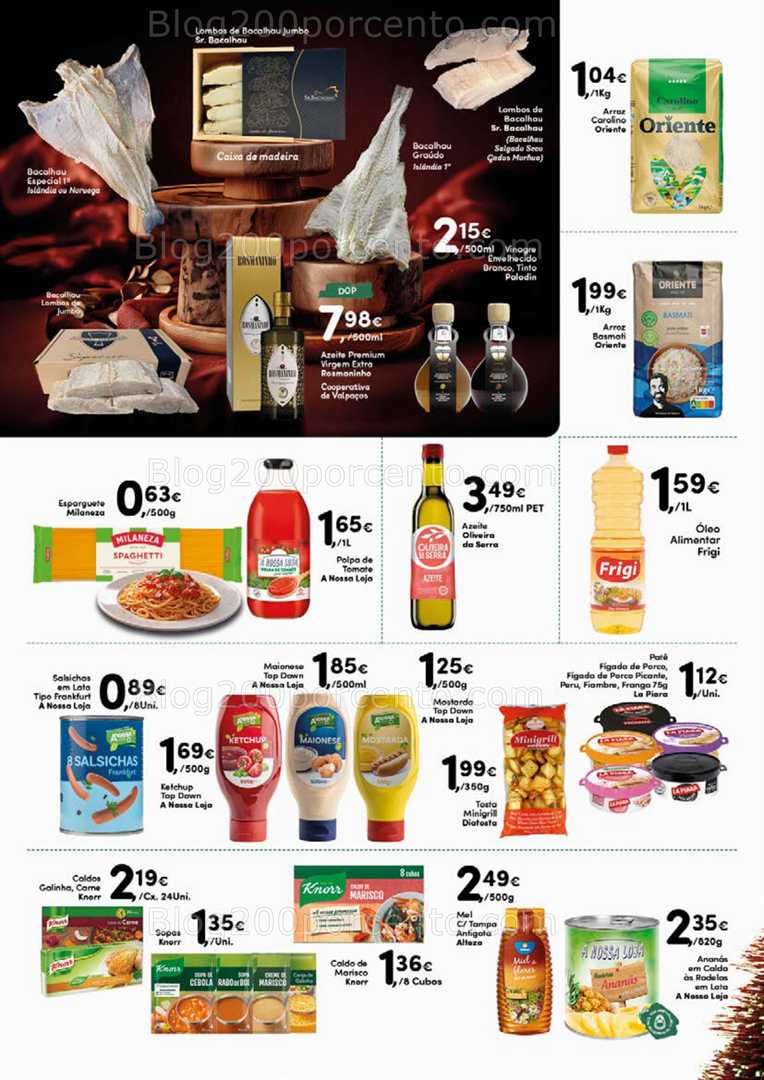 Antevisão Folheto A NOSSA LOJA Natal Promoções de 5 a 31 dezembro