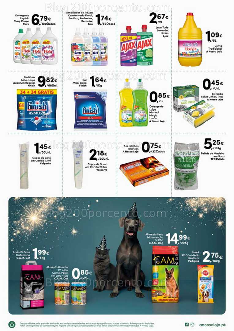 Antevisão Folheto A NOSSA LOJA Natal Promoções de 5 a 31 dezembro