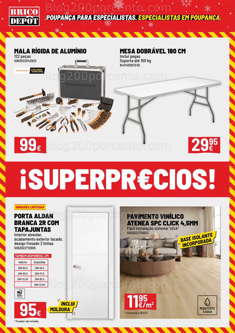Antevisão Folheto BRICO DEPÔT Natal Promoções de 5 dezembro a 1 janeiro