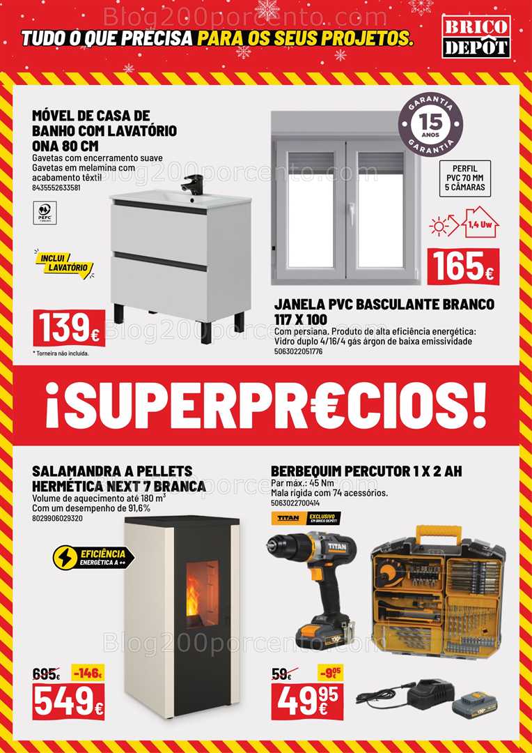 Antevisão Folheto BRICO DEPÔT Natal Promoções de 5 dezembro a 1 janeiro