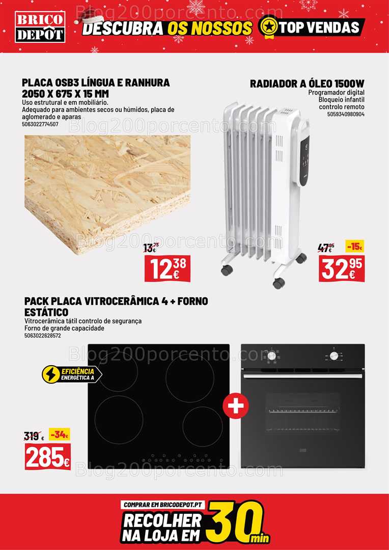 Antevisão Folheto BRICO DEPÔT Natal Promoções de 5 dezembro a 1 janeiro