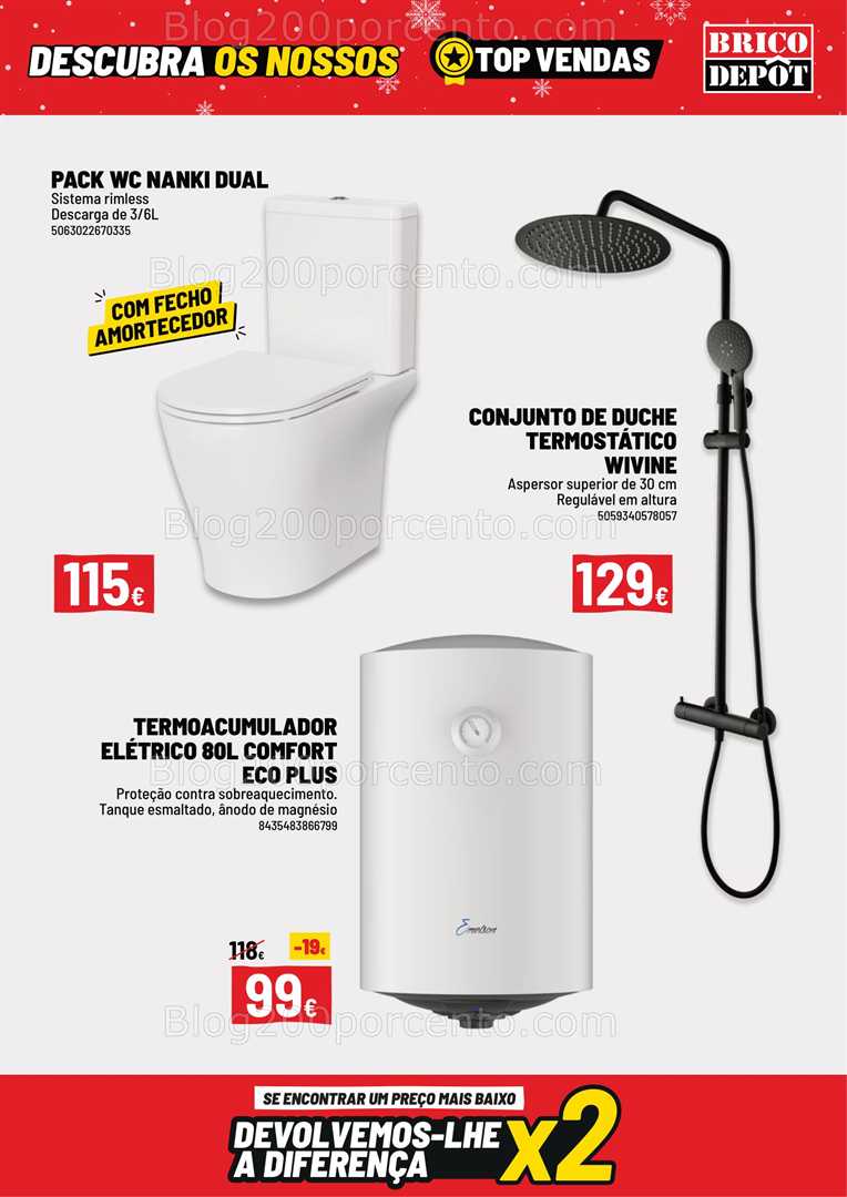 Antevisão Folheto BRICO DEPÔT Natal Promoções de 5 dezembro a 1 janeiro