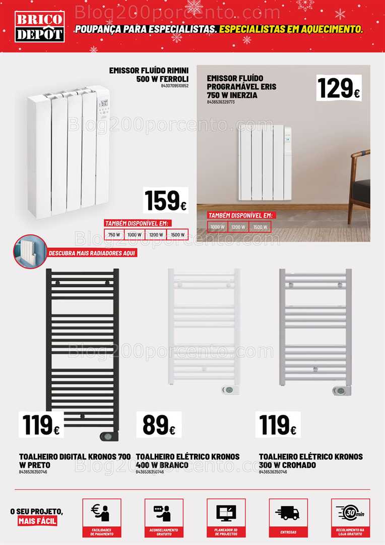 Antevisão Folheto BRICO DEPÔT Natal Promoções de 5 dezembro a 1 janeiro