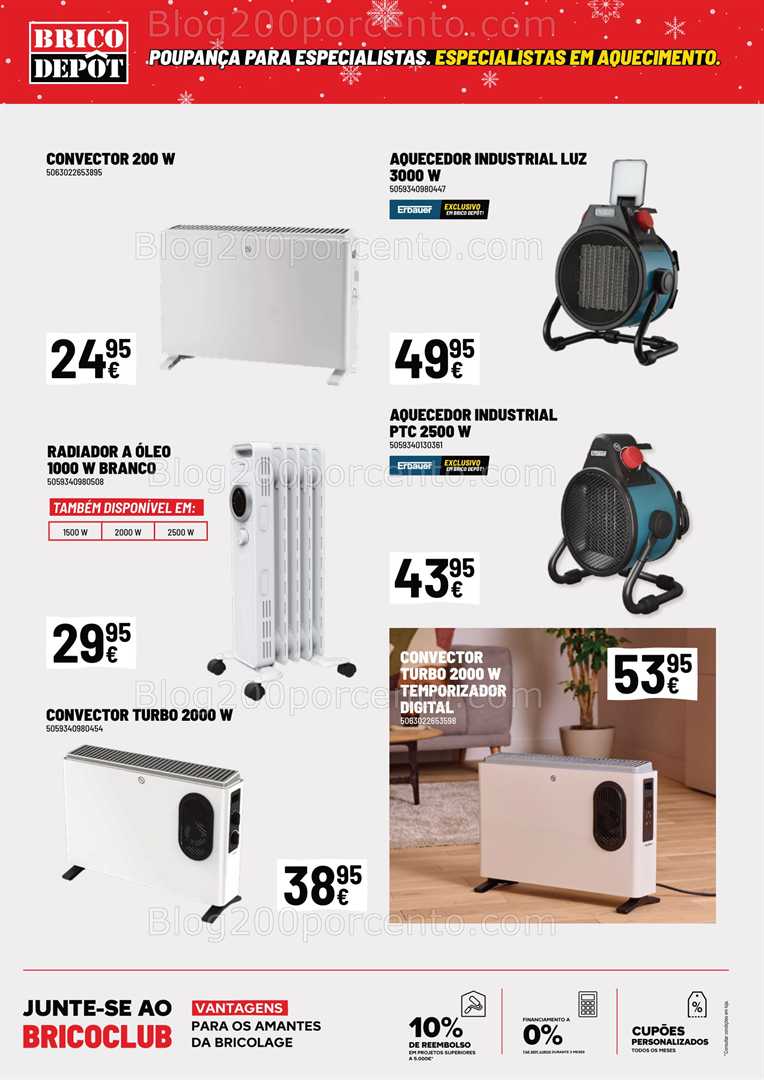 Antevisão Folheto BRICO DEPÔT Natal Promoções de 5 dezembro a 1 janeiro