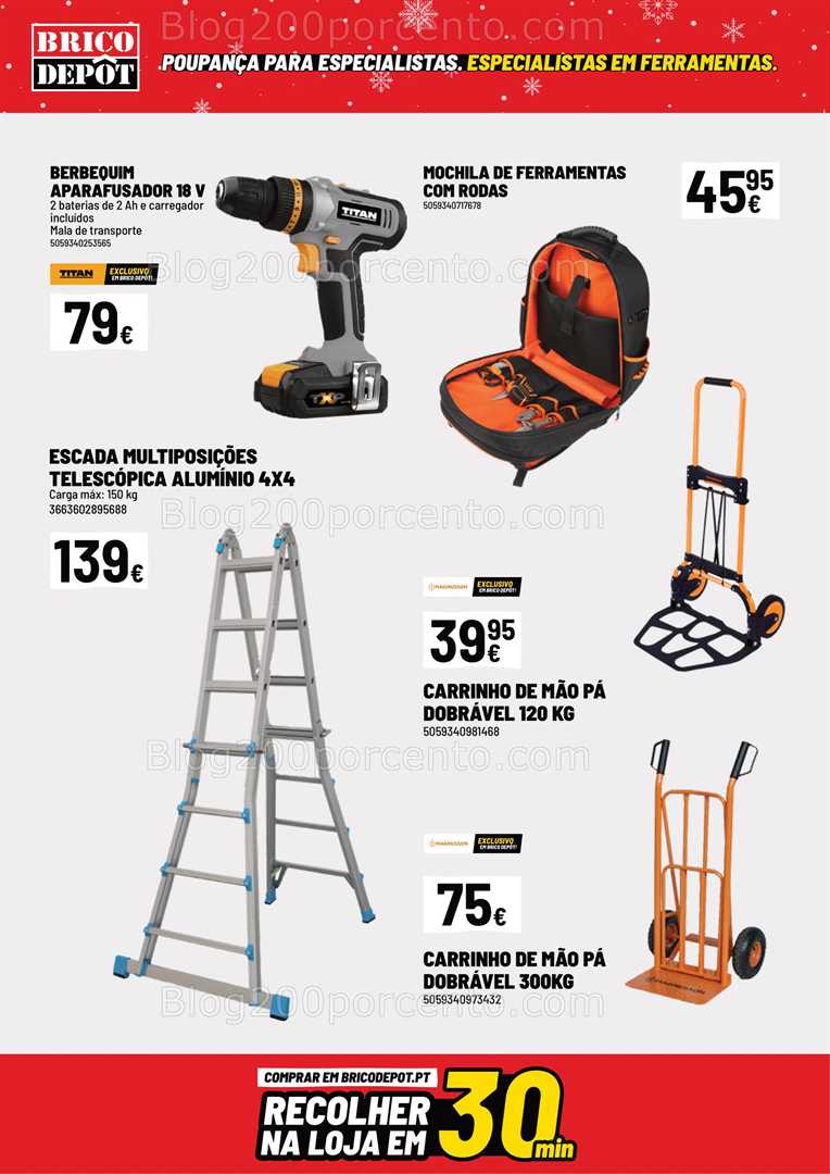 Antevisão Folheto BRICO DEPÔT Natal Promoções de 5 dezembro a 1 janeiro