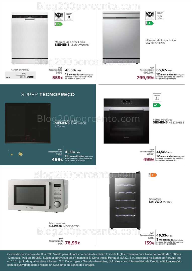 Antevisão Folheto EL CORTE INGLÉS Promoções de 5 a 17 dezembro