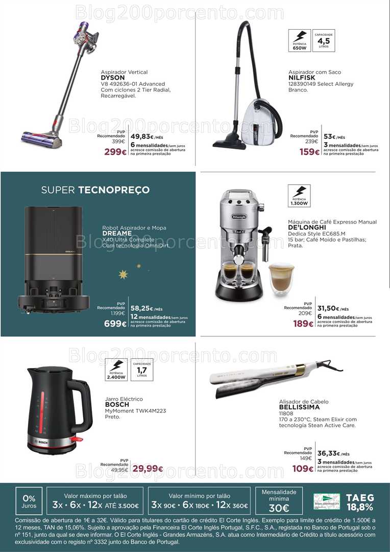 Antevisão Folheto EL CORTE INGLÉS Promoções de 5 a 17 dezembro